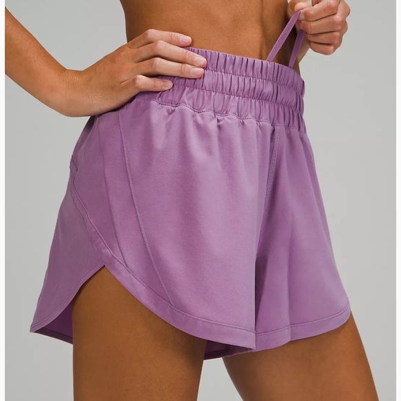 lululemon athletica Pants - NWT Lulu wisteria purple track that 3” high rise